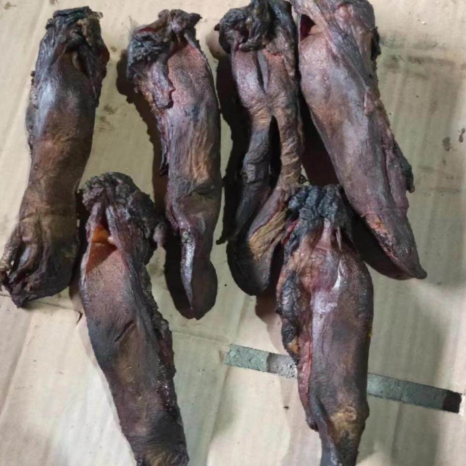 腊猪舌四川巴中农村烟熏腊口条咸猪舌四川特产腊肉下酒菜农家腊味