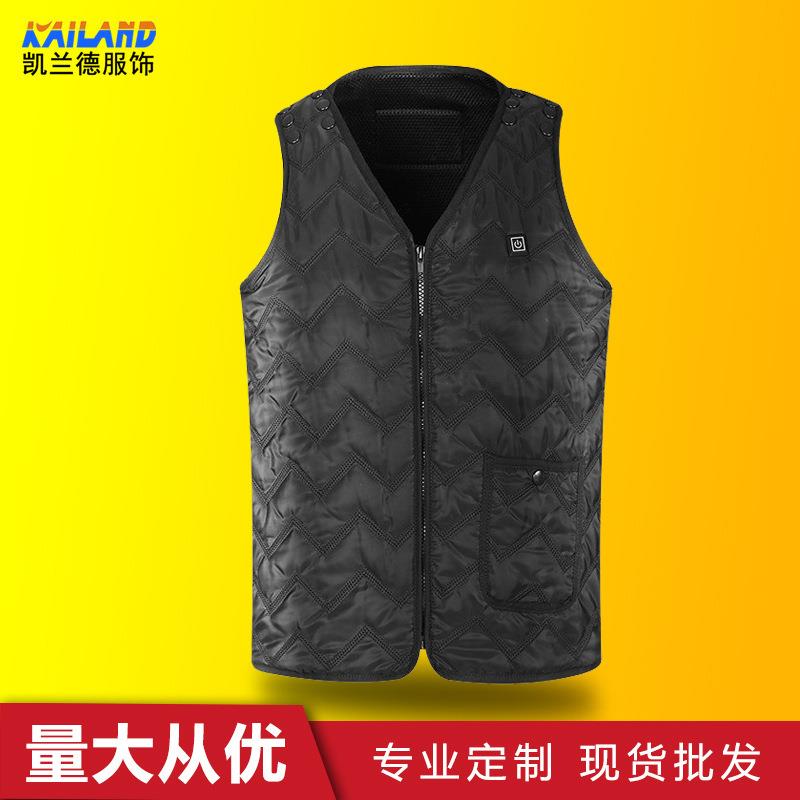 恒温发热服石墨烯发热马甲男女电热马夹全身加热智能充电背心X20