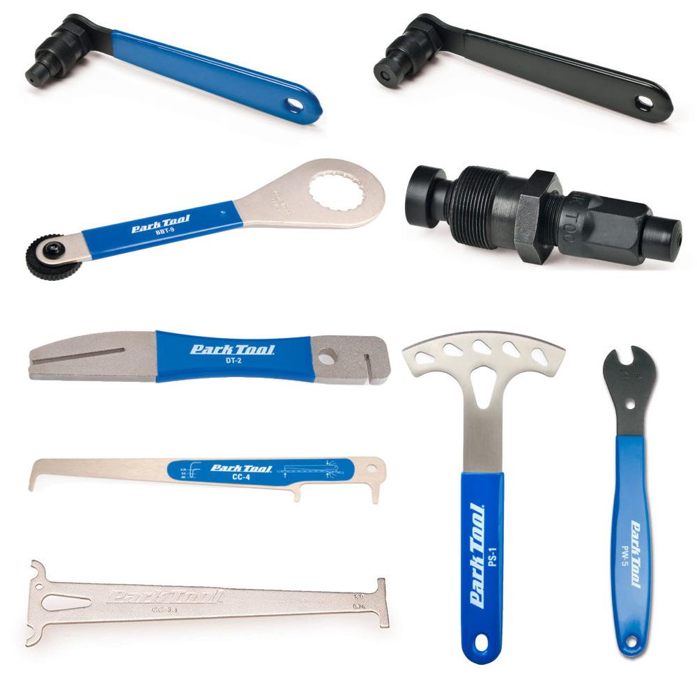 Park Tool 自行车盘式刹车片矫正支架链条工具踏扳手曲柄拉拔器