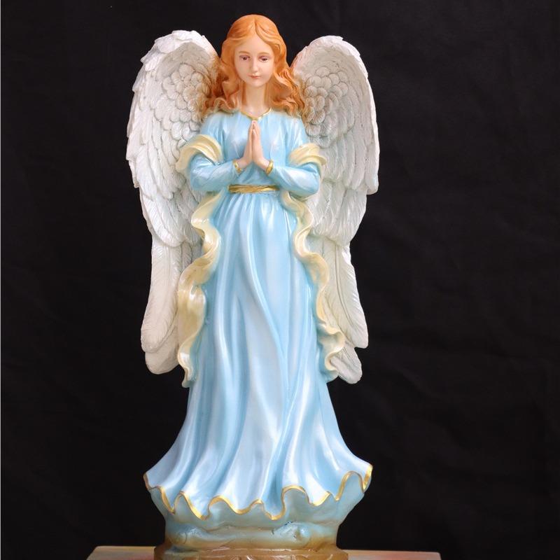 50cm天使合手飘带望光塑像家庭教堂雕像装饰主人物客厅