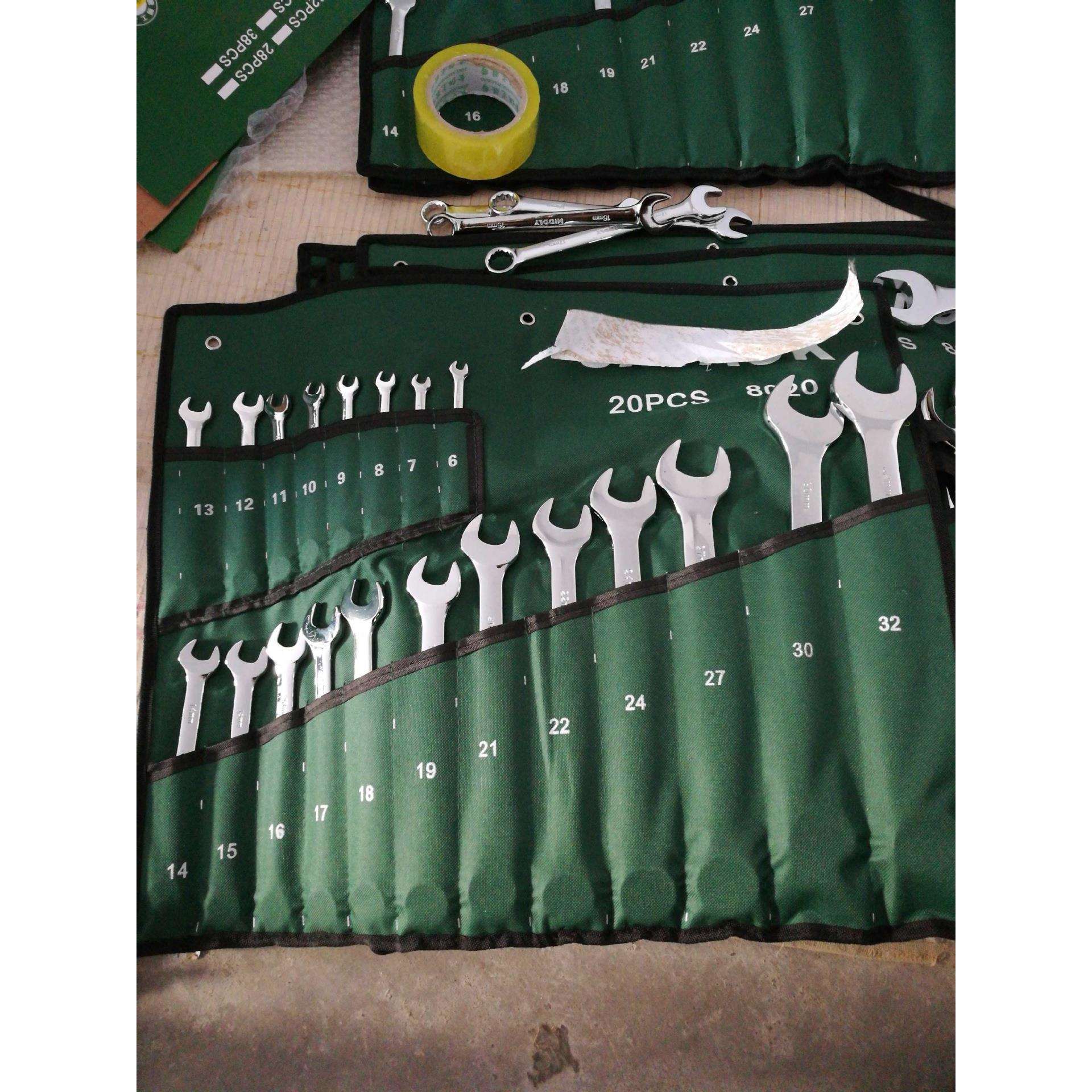 两用扳手套装6-32常用全套工具整套机修汽修专用一头梅花一头开口