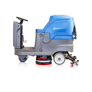 拖地机 洗地机扫地机工厂车间商用手推式 双刷锂电款 易存M6驾驶式