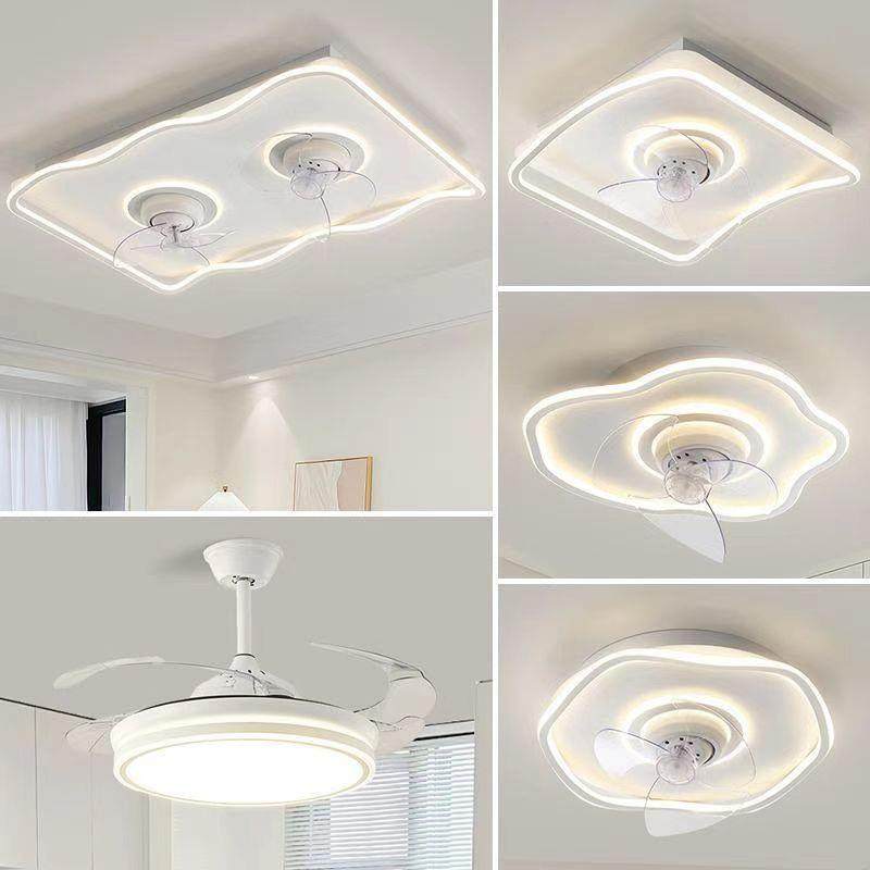 新款客厅主灯带风扇大气风扇灯吸顶灯卧室灯广东中山灯具套餐组合