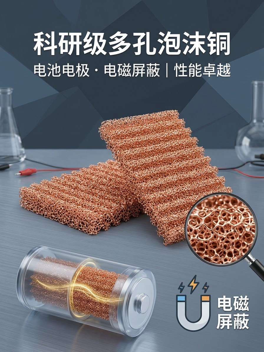 英晖雄热卖太阳能泡沫铜科学实验A4纸泡沫铜泡沫铜网电池级泡