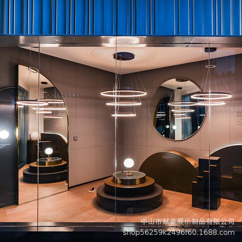 整店装修设计灯饰照明类展台设计