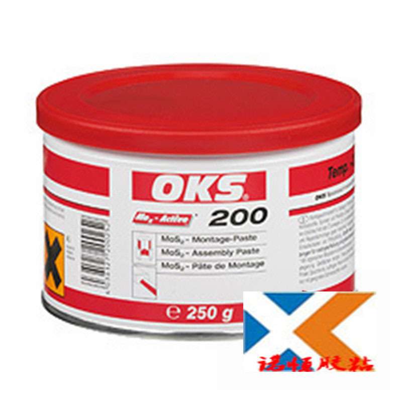 OKS 200螺杆杠杆滑轨滑动轴承二硫化钼装配膏250G/1kg