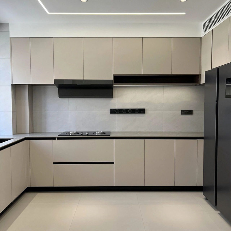 简约风格整体厨柜家用柜厨柜开放式全屋整体厨柜厨房壁柜组合柜