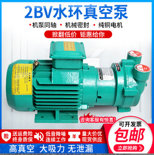 2BV水环式真空泵真空引流气水分离压缩机真空设备不锈钢铸铁誉泉