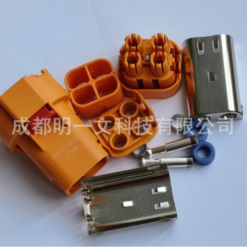 现货HVC4P36FS104插头全新含配件AMPHENOL汽车连接器安费诺