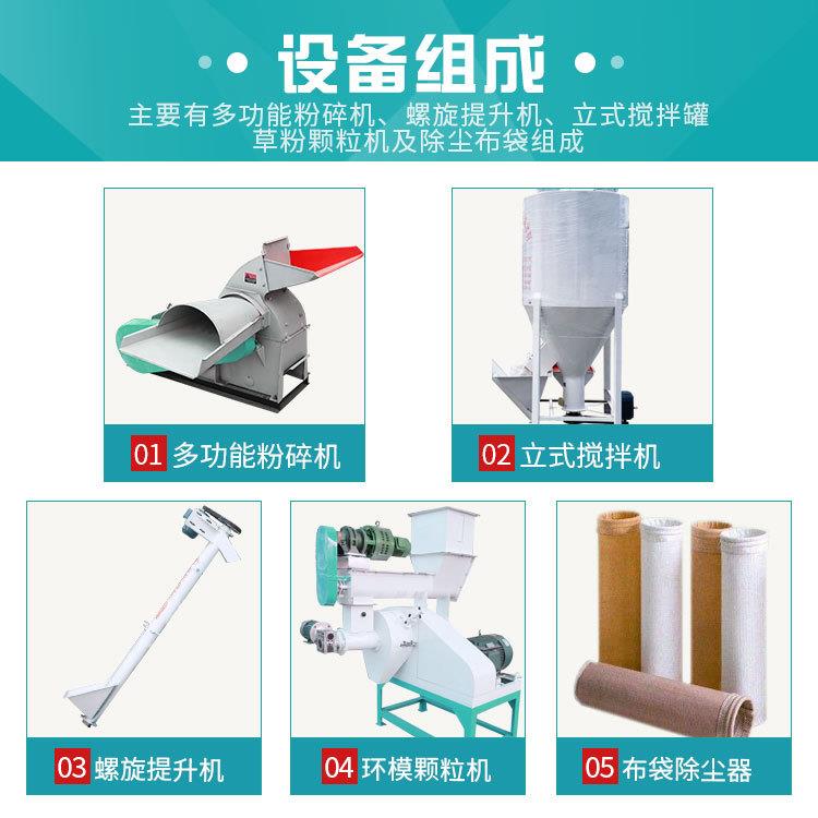 恒富机械草粉麸皮造粒设备操作方便产量高节省劳动力占地小