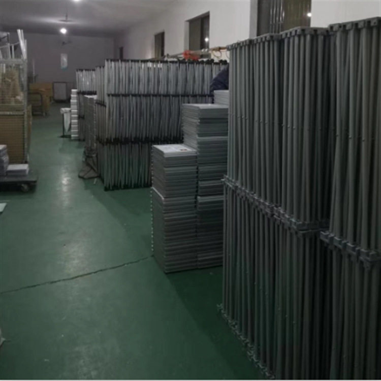 拉网展架展会背景出口型拉网展架户外加强型铁拉网背景画面制作