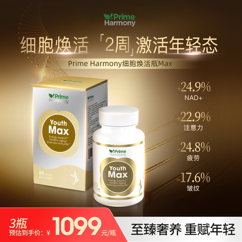 专利成分RiaGev高效补充NAD+
