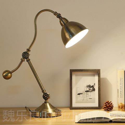 高档北灯欧简约式复古美式乡村创欧意台灯厅卧室床头书房台灯装饰