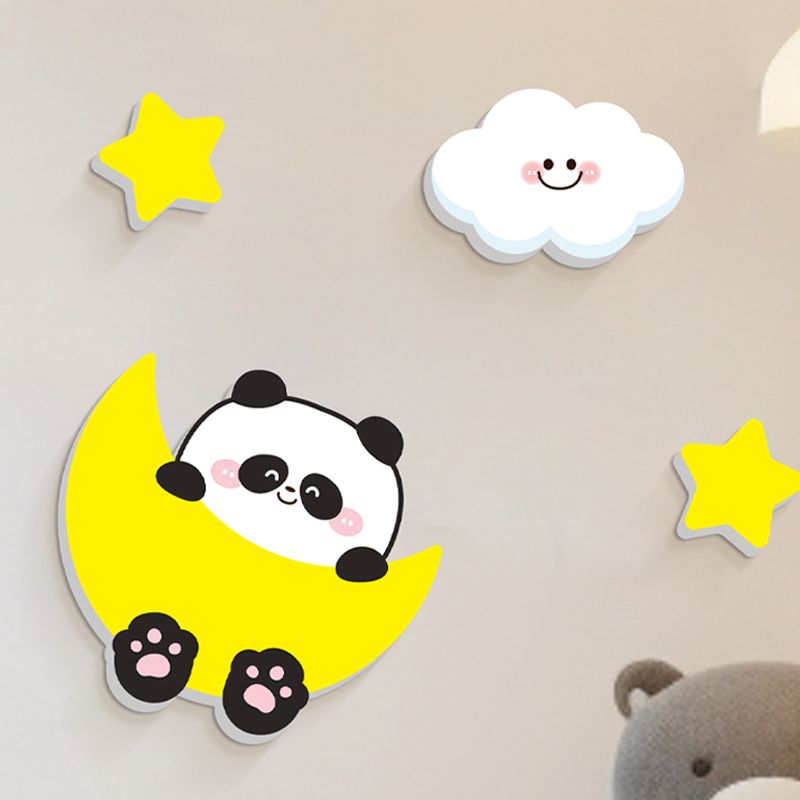 儿童房间自粘3D彩虹云朵墙贴墙面遮丑补洞小图案立体装饰贴纸