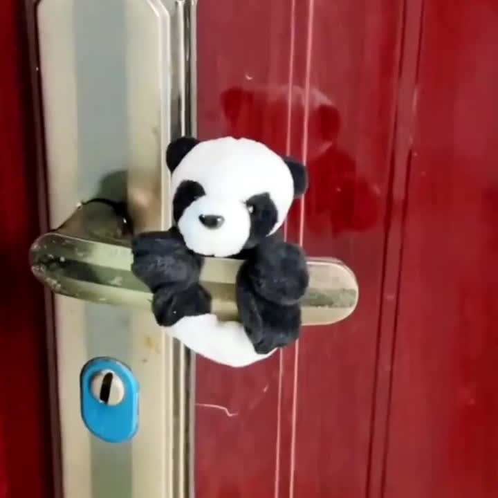 成都旅行纪念毛绒熊猫磁吸冰箱贴送礼萌趣创意装饰磁贴礼品