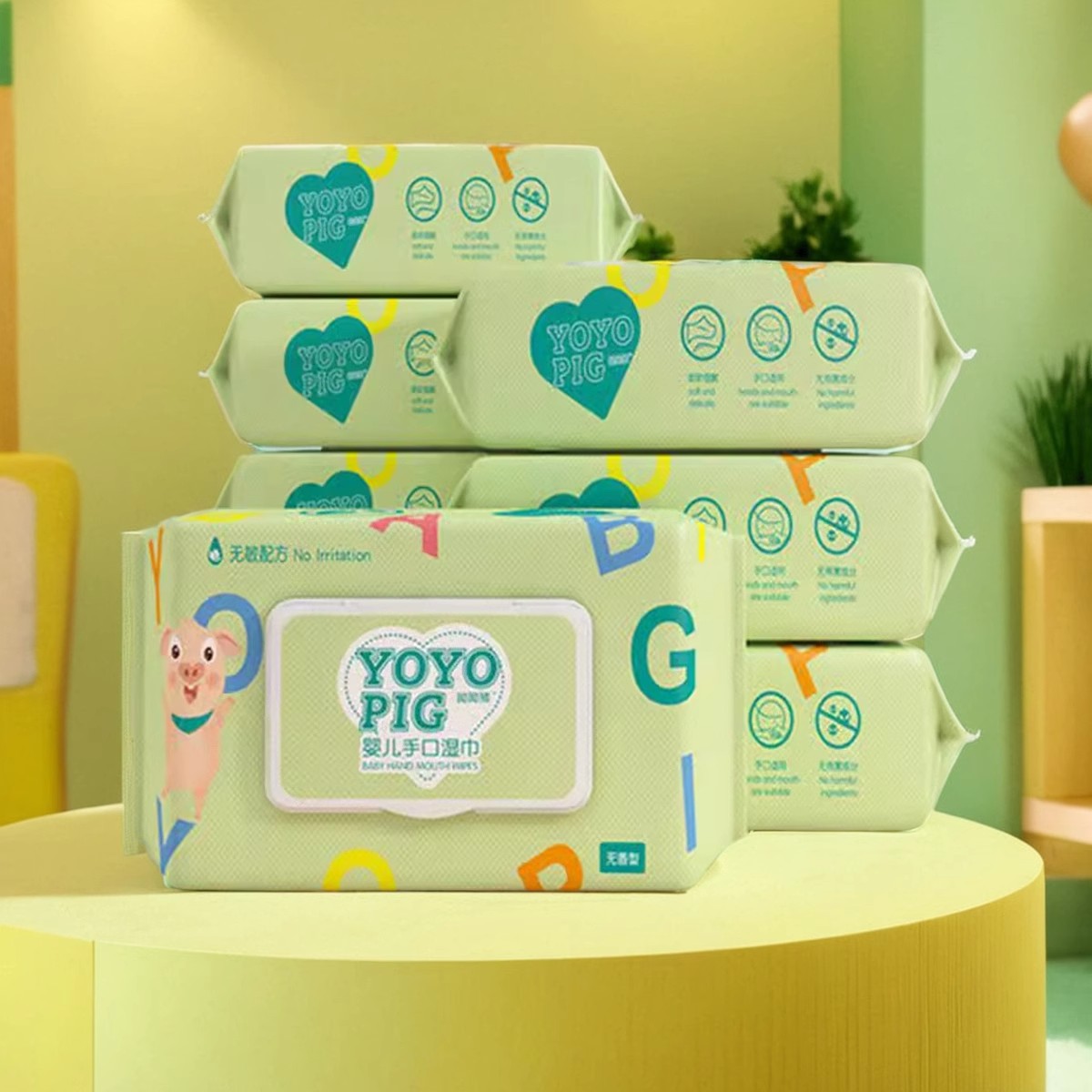湿巾湿纸巾婴儿手口专用大包批发家庭装一箱湿巾宝宝婴幼儿湿巾纸