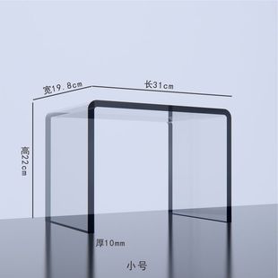 凳家用门口穿鞋 透明亚克力凳子网红轻奢换鞋 凳简约小板凳塑料矮凳
