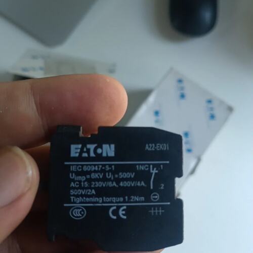 议价EATON按钮辅助触点A22-EK01A22-EK10A22-EK11