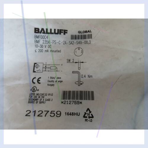 器BMF235K-PS-C-2A-SA2-S49-00 3BMF00C4BMF 21M-PS-C-2-S49-00,2