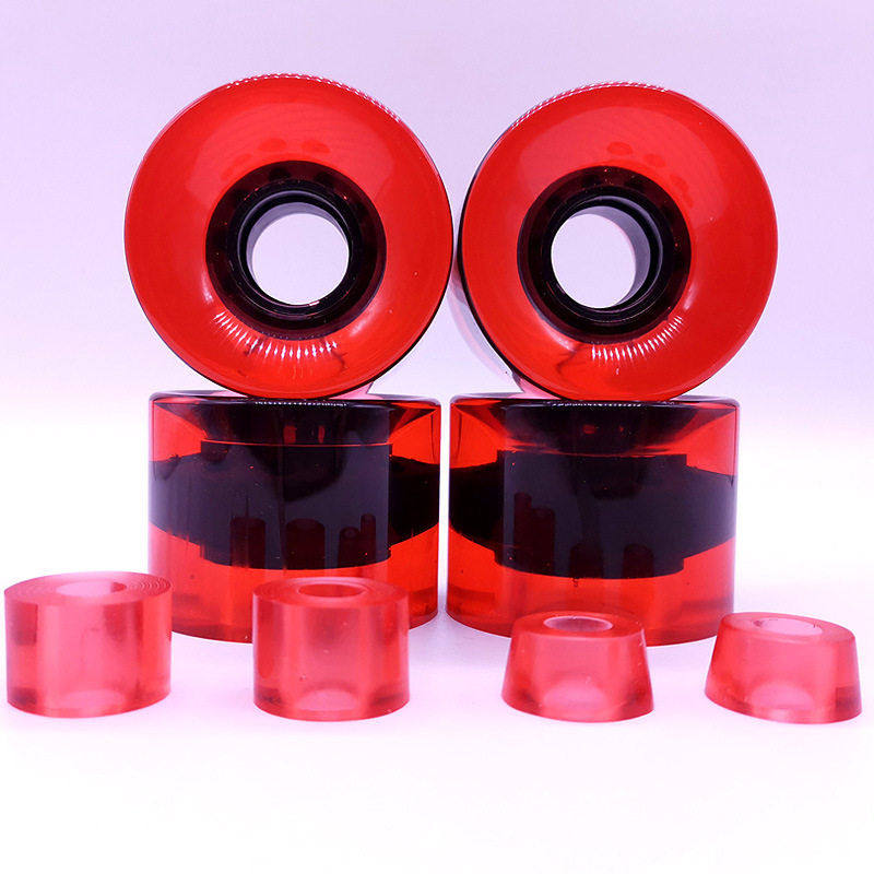 60x45mm四轮滑板PU轮双翘板78A陆地冲浪板轮炫彩实心刷街轮,运动/瑜伽/健身/球迷用品,活力板,淘宝优惠券,粉丝福利购,淘宝优惠卷