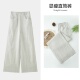 时尚 薄款 清新逸致100亚麻显瘦夏季 垂感阔腿裤 妙妙推荐