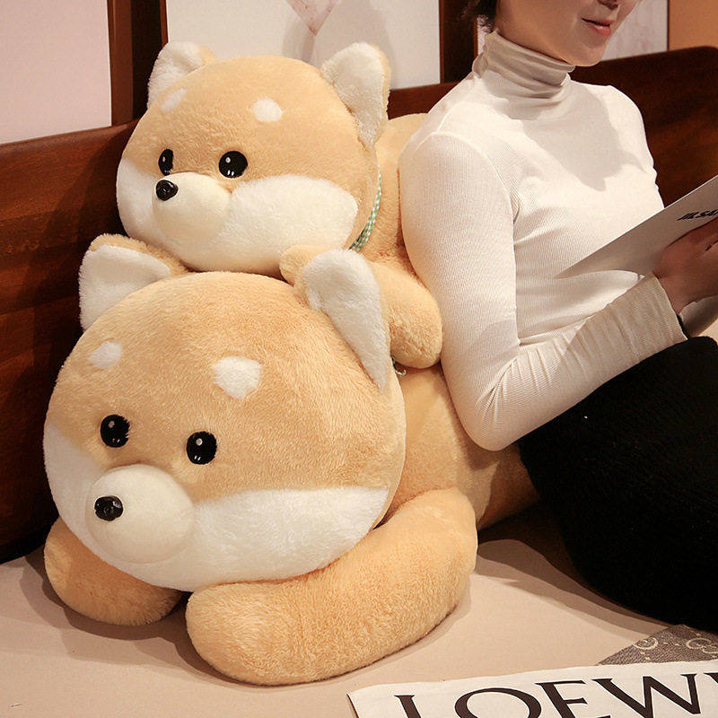 软萌秋田犬毛绒公仔玩偶大号狗狗抱枕床上抱着睡觉布娃娃送朋友礼,玩具/童车/益智/积木/模型,毛绒/玩偶/公仔/布艺类玩具,淘宝优惠券,粉丝福利购,淘宝优惠卷