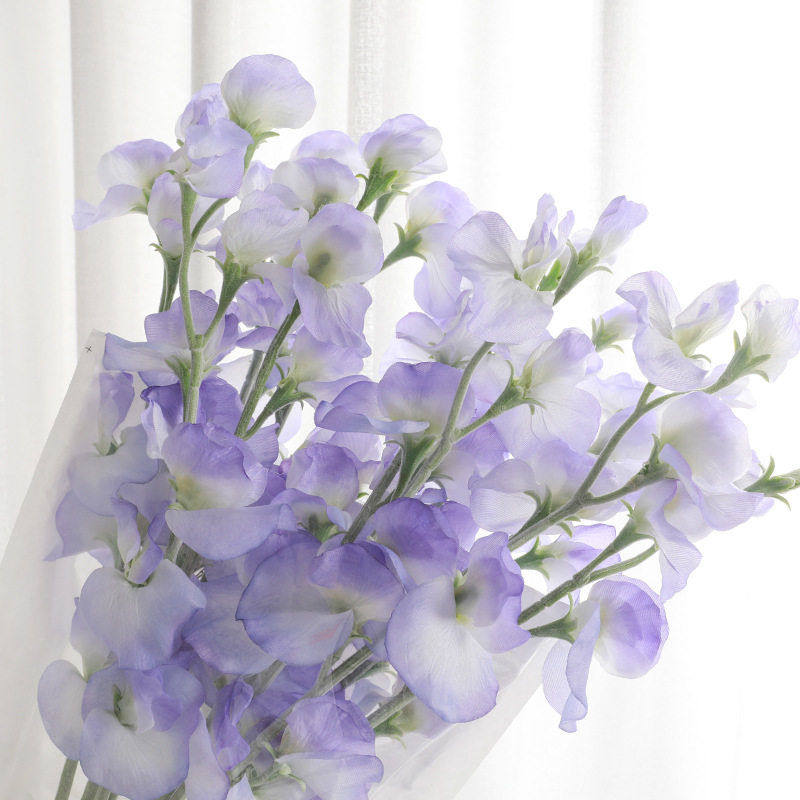美陈摄影道具花束日本香豌豆假花 客厅茶几摆设豌豆花,鲜花速递/花卉仿真/绿植园艺,商务用花,淘宝优惠券,粉丝福利购,淘宝优惠卷