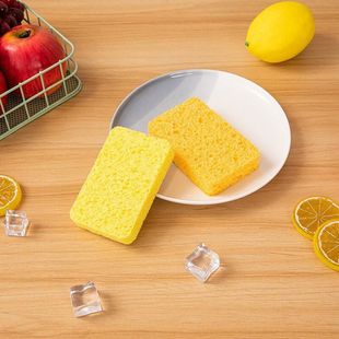 木浆海棉j檫洗碗神器海绵擦百洁布木桨棉抹厨房清洁去油污海绵洗