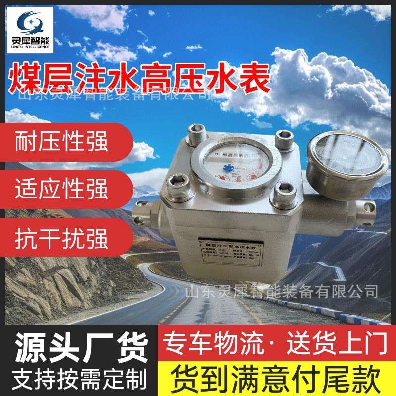 适应性强高压水表 抗干扰强煤层注水表 现货ZGS6煤层注水高压水表