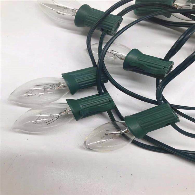 户外彩灯闪灯串灯家用庭院阳台装饰氛围G40灯泡店铺民宿布置挂灯