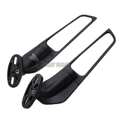 适用雅马哈摩托车 NMAX R15 V3 BR25 R6 R1改装大镜面定风翼后视