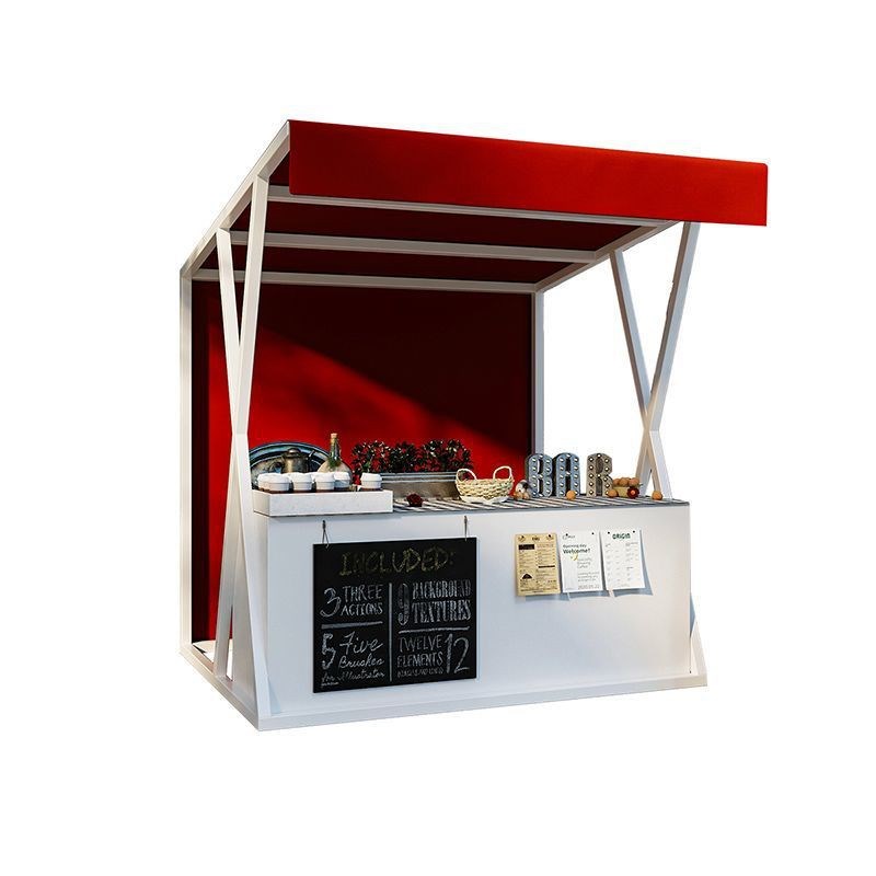 网红市集摊位架广场文创活动摆摊架商场花M车展示架夜市小吃摆摊