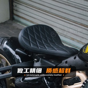 适用拿破b仑450改装 哈雷风套件巴哈大灯油箱侧牌照架一字把配件