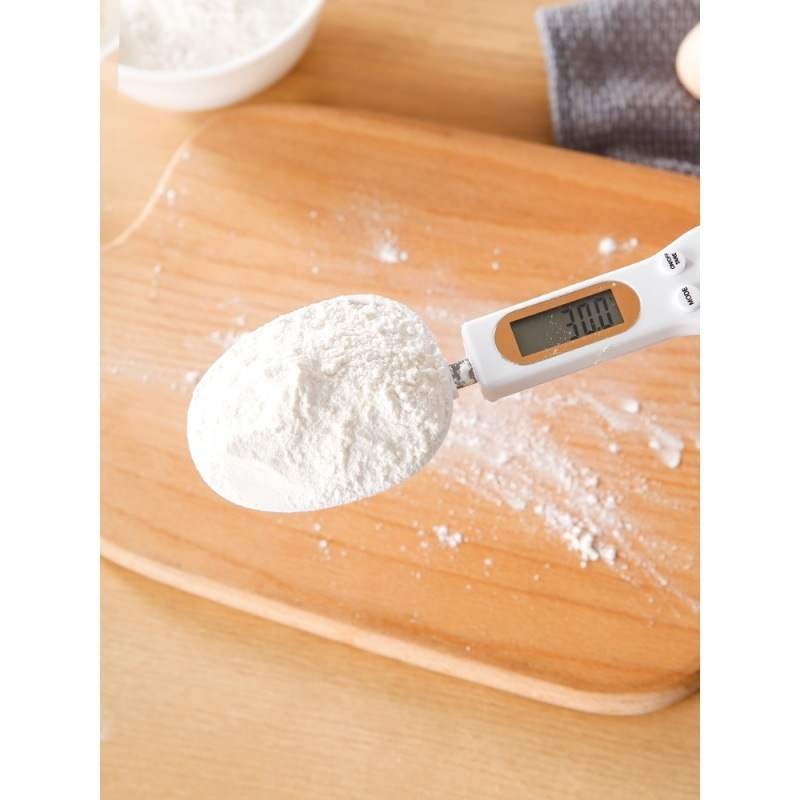 电子秤量勺秤带称的勺子称烘培刻度D厨房计量勺家用克数奶粉称重