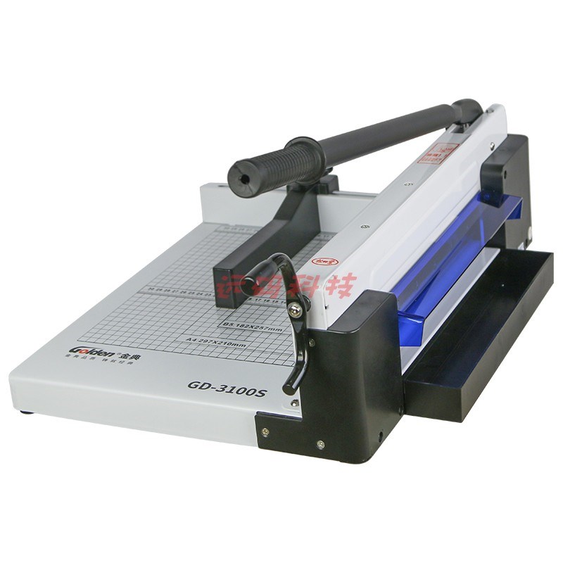 金典GD-3100S切纸机 a4厚层小型切刀裁刀手Q动照片裁切机名片切卡