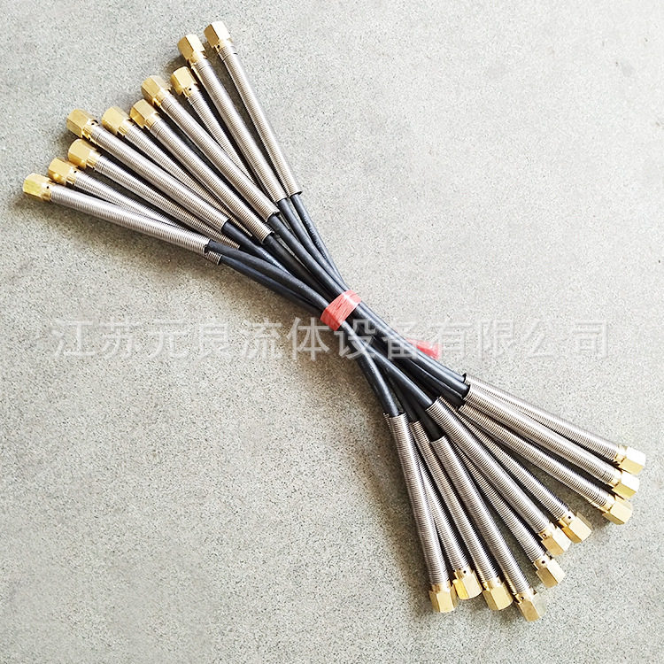 厂家供应高压金属软管不锈钢波纹管四氟高压波纹管气瓶软管
