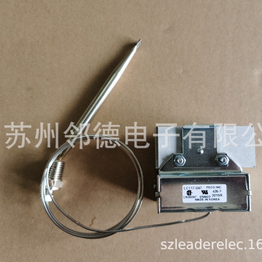 美国PECO限温器LC117-047油炸炉温度开关LC117-011断开温度550F