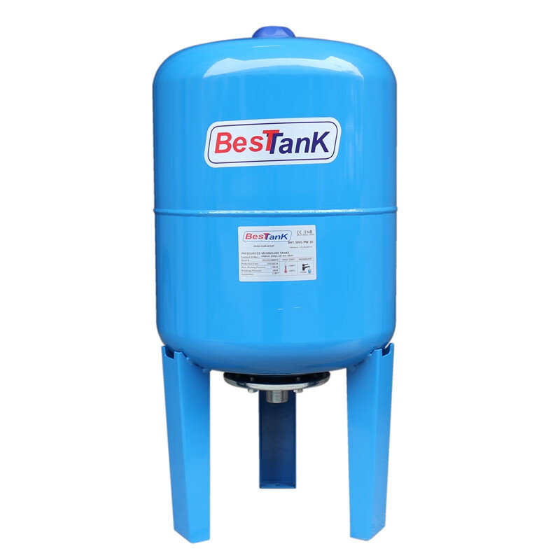 Bestank压力膨胀罐 BHT-750VL-PW-SS-10水泵气压罐 316不锈钢750L