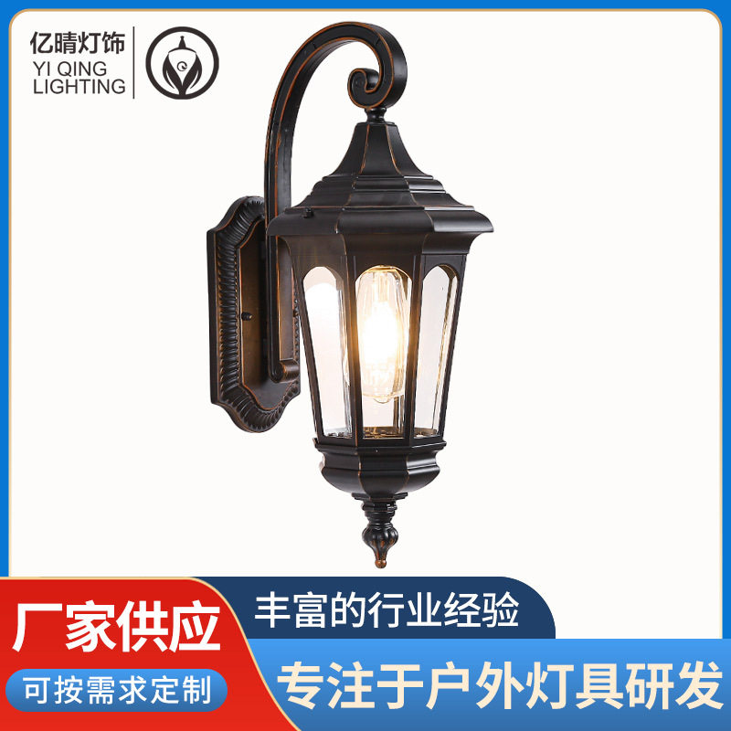 美式户外防水壁灯阳台走廊过道庭院外墙别墅大门口花园LED灯具