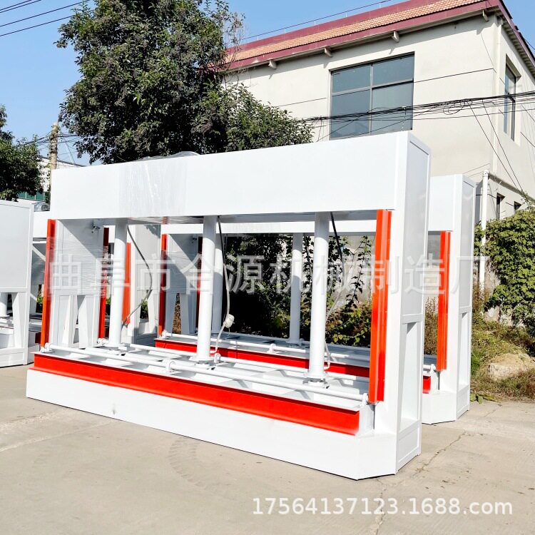 合源铝合金门套压机全铝家具板液压冷压机石板岩棉涂胶复合机