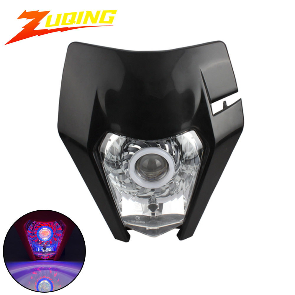 摩托车LED 头灯改装KTM 300 EXC 250 SX-F EXC-F 450越野前车灯