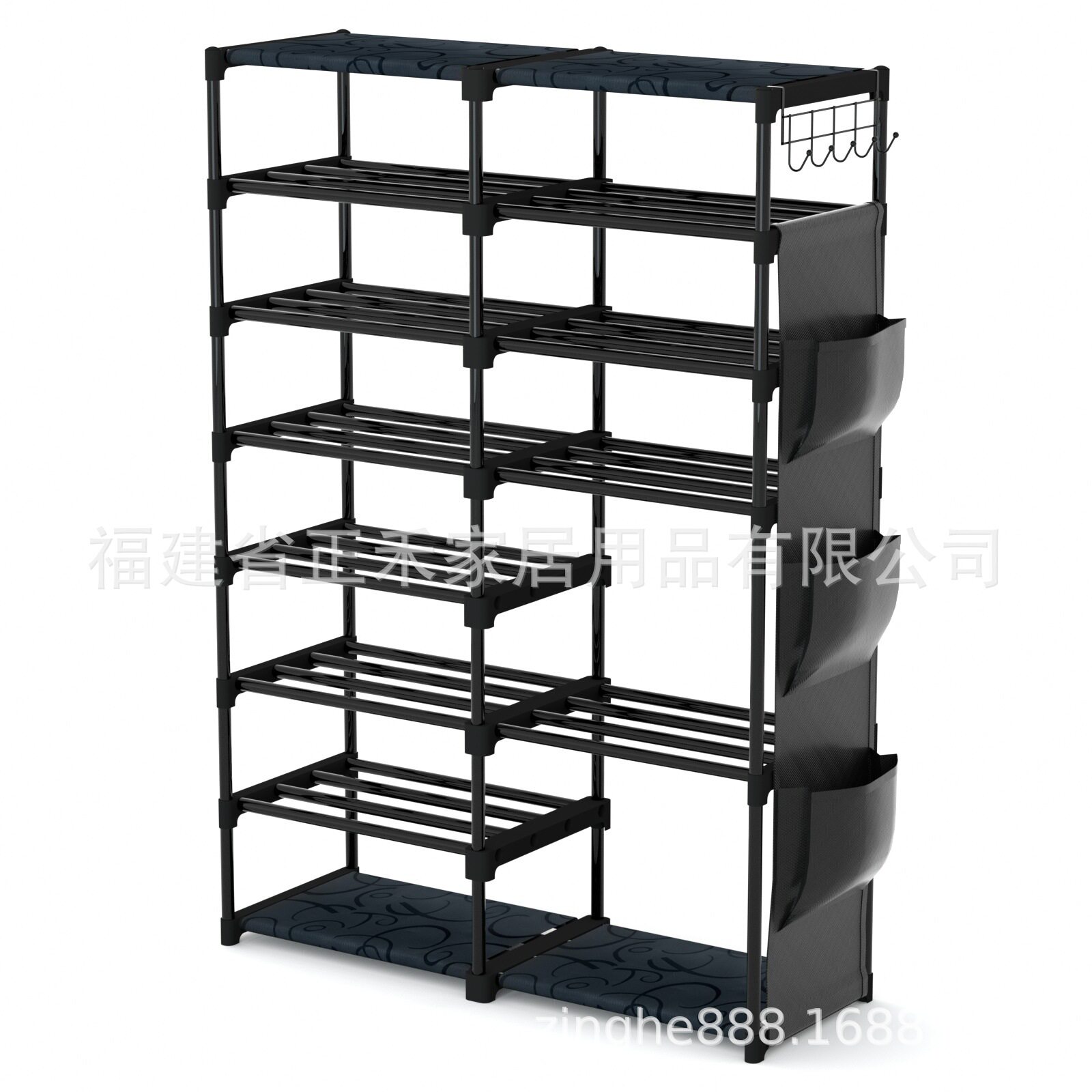 无纺布DIY组装大容量多层鞋架