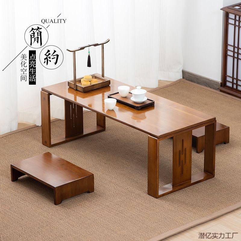 日式炕桌飘窗茶几家用榻榻米桌简约小矮桌阳台地台小桌子批发包邮
