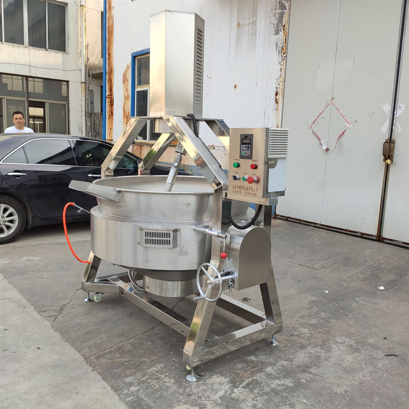 中央厨房炒鸡蛋锅 电动商用炒蛋炒饭锅 工业大型水饺连锁店炒蛋机