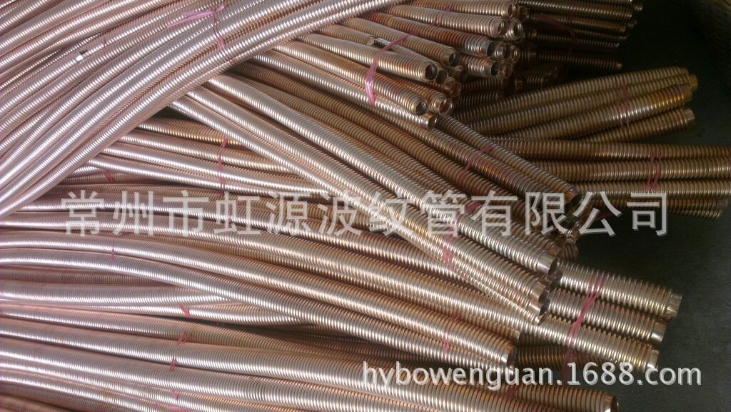 全铜波纹管 薄壁 弹性好 锡磷青铜 环波 全铜软管 Φ25MM生产厂家