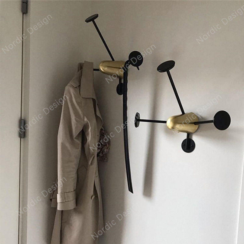 挂衣架挂钩壁挂墙壁架子进门家用玄关入户轻奢衣帽钩衣服上墙