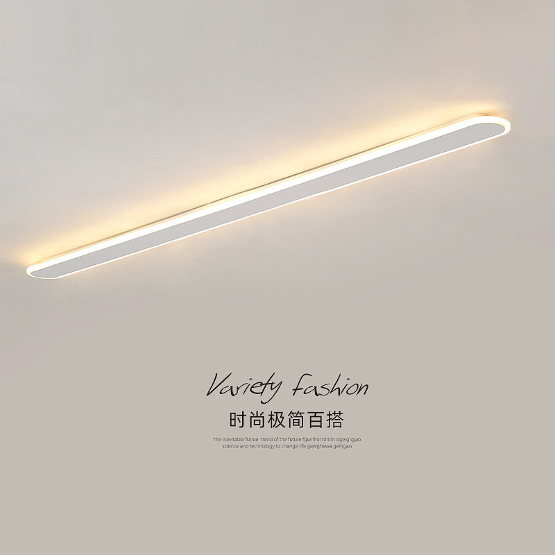 极简一字LED长条吸顶灯超亮