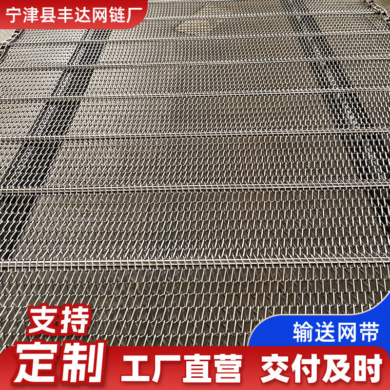 定制不锈钢网带食品大枣烘干清洗输送网链流水线传动不锈钢输送带