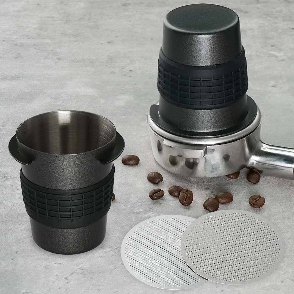 不锈钢咖啡接粉杯 意式咖啡机手柄接粉器咖啡闻香杯配套器具