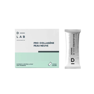 「静姐推荐」法国dlab胶原蛋白肽粉pro针叶樱桃味7条玻尿酸试用装